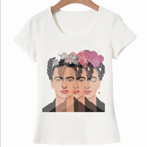 Tops - frida kahlo graphic tee